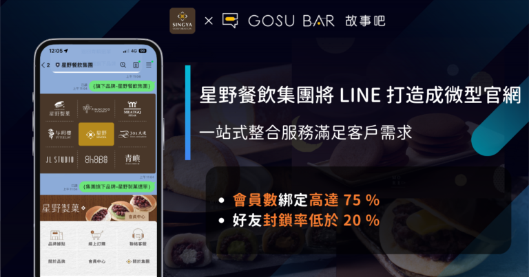 【好文分享】星野餐飲集團將 LINE 打造成微型官網